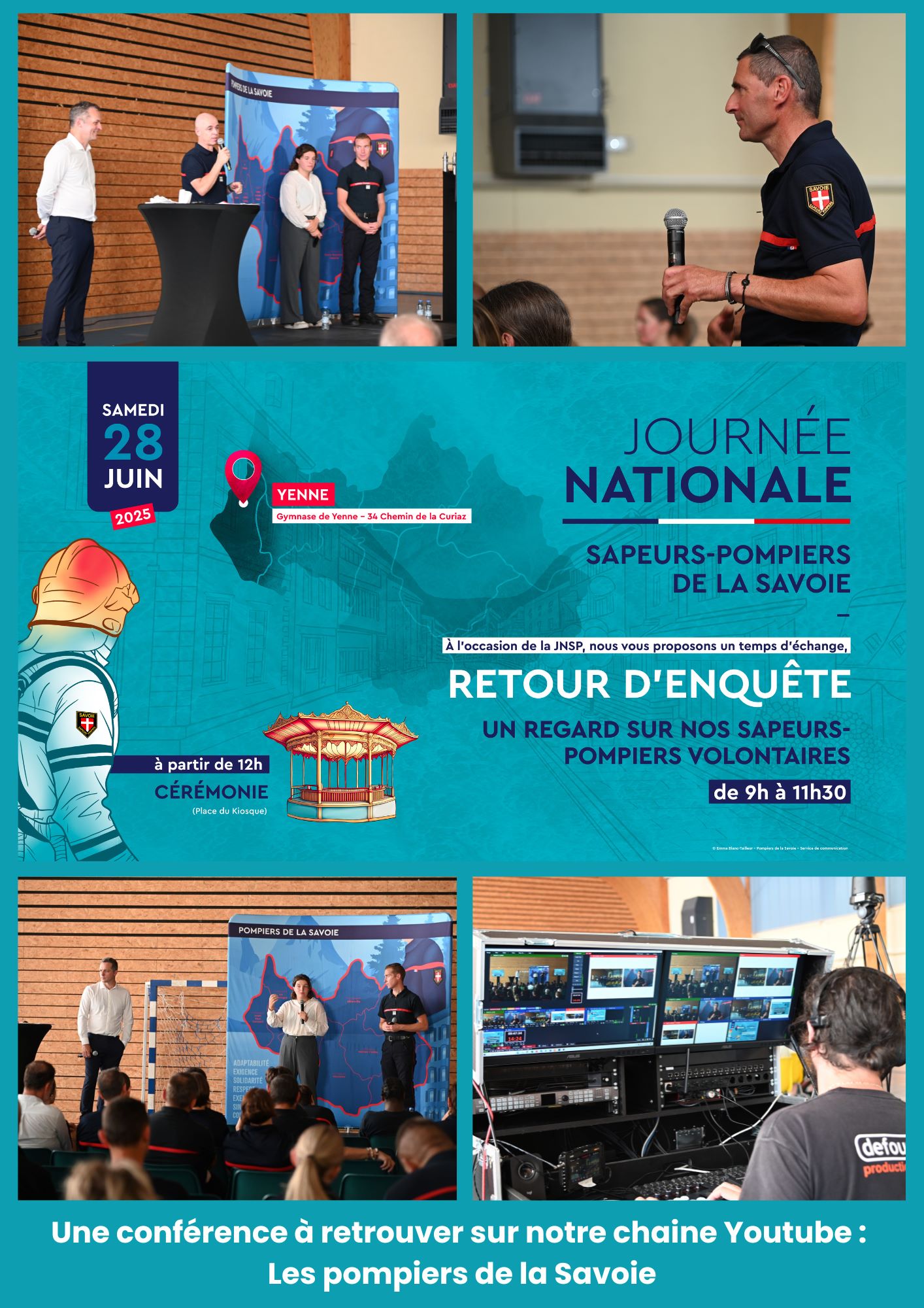 Une conférence à retrouver sur notre chaine Youtube Les pompiers de la Savoie