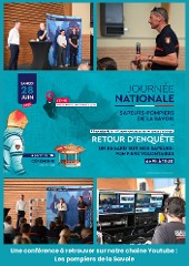 Une conf&eacute;rence &agrave; retrouver sur notre chaine Youtube Les pompiers de la Savoie